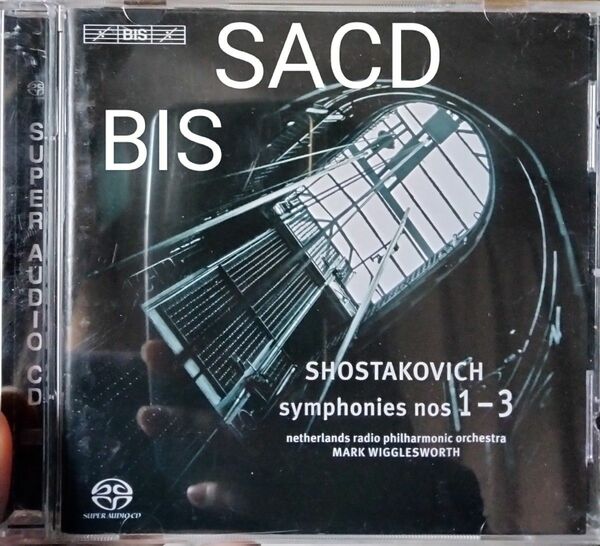 SACD　BIS ショスタコーヴィチ　交響曲　1番　2番　3番　shostakovich　クラシック　wigglesworth