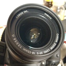 Canon　EOS　Kiss　X4　デジタル一眼カメラ　ズームレンズ（18-55㎜1：3.5-5.6　／　80‐200㎜1：4.5-5.6）充電器　鞄　キャノンイオス_画像9