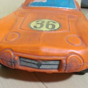 昭和レトロ トヨタ2000GT風 オレンジ色 コクボの玩具 KOKUBO TOKUSEIの画像3