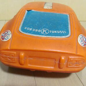 昭和レトロ トヨタ2000GT風 オレンジ色 コクボの玩具 KOKUBO TOKUSEIの画像5