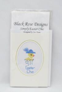 sale♪　Black Rose Designs　クロスステッチ　カードキット　ひよこ　イースター