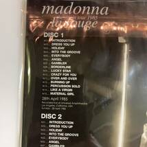 MADONNA / la rouge the virgin tour 1985「美しきヴェロニカ」2CD 7インチサイズのラージジャケット！限定特価！最高のライヴアルバム！_画像3