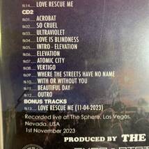 New One! U2 / SPHERE OPERATION「スフィア・オペレーション」(4CD)シリーズ第四弾！遂にIEMサウンドボード完全収録盤の登場でごわす！_画像4