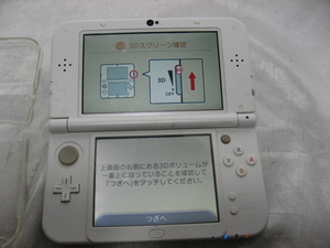 Newニンテンドー　3DS LL パールホワイト　現状品