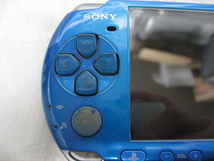 PSP　プレイステーション・ポータブル　ブルー　PSP-3000　本体のみ　現状品_画像3