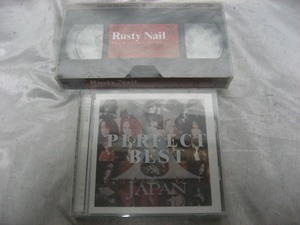 X JAPAN PERFECT BEST 3 листов комплект CD первый раз ограничение запись VHS имеется прекрасный товар 