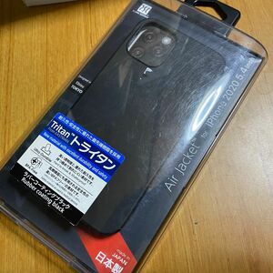 新品未開封 パワーサポート エアージャケット for iPhone12 mini Rubber Black PPBY-72