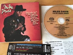 Miles Davis / You're Under Arrest(Single Layer SACD) マイルス・デイビス / ユア・アンダー・アレスト(SME Records : SRGS 4530)