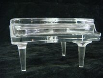 MB/A31DD-DA1 未使用 Cristal D'Arque クリスタルダルク PIANO BIJOU クリスタル オーナメント 小物入れ グランドピアノ フランス製 35945_画像4