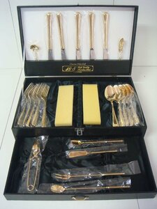 MB/A31CZ-DA2 unused goods lack of equipped AZUMAka tiger li18-8 stainless steel spoon Fork knife butter knife 22 piece 