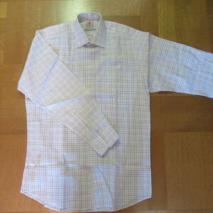 OLD ENGLAND Old England England made tata sole pattern shirt size 40 15 3/4- Japan size L rare beautiful goods 