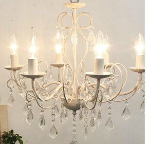 o-b chandelier klala antique style car Be white chandelier 6 light 