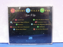 C12　Crosby, Stills & Nash クロスビースティルスアンドナッシュ / Live It Up 見本盤 CD_画像2