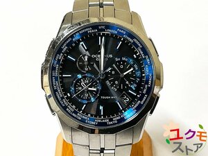 【送料無料】CASIO カシオ OCEANUS Manta オシアナス マンタ OCW-S1400 チタン シルバー文字盤 タフソーラー 動作確認済