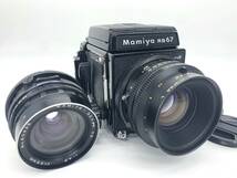 良品 動作確認済 マミヤ Mamiya RB67 Pro S ＋ レンズ２本 K/L 127mm f/3.5 L & Sekor NB 65mm f/4.5 蛇腹は新品に交換済み_画像1