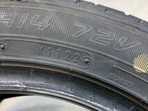 ◆◇9分山 夏タイヤ 2本セット 165/55R14 72V ダンロップ EC202 2022年製 ノーマルタイヤ◇◆_画像9