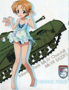 4-3B[ Girls&Panzer ] orange peko прозрачный файл 