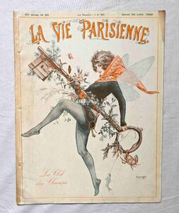 1922 year France a-ru deco magazine La Vie Parisiennesheli*e lure ruCheri Herouard/ Georges * Leo neck Georges Leonnec woman .