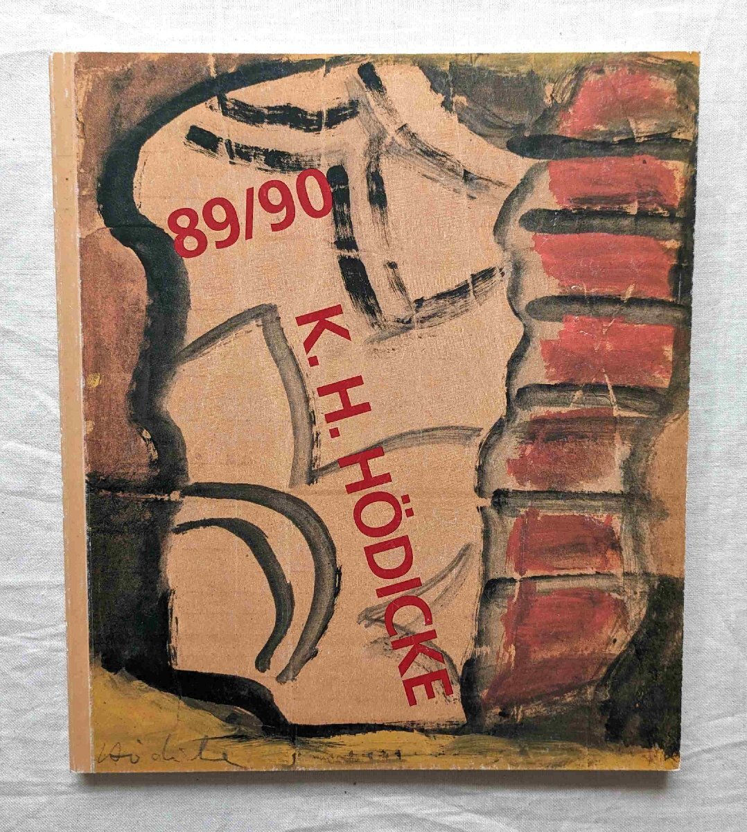 KH Hodicke 89/90 Materialien Peinture néo-expressionnisme allemande Karl Horst Hodicke, Peinture, Livre d'art, Collection, Livre d'art