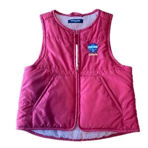 キッズ ダウンベスト 赤 kladskap