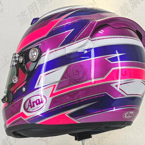 アライ Arai SK-6 PED Sサイズ オリジナルカスタムペイント完成品 新品即納 カートレース サーキット走行会の画像3