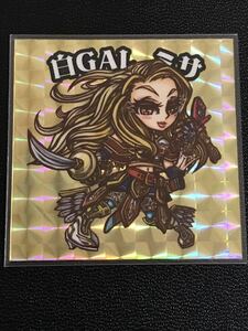 白GAL ミサ　極美品　コッテ　ミックスマン　村雨商店　mixture 自作シール　ビックリマン　AGAWA agawa ガチホロ