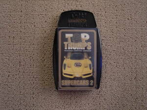 TOP TRUMPS SUPERCAS 2 トップ トランプ スーパーカー 2 新品 未使用 各カードに世界のスーパーカーの写真 ゲーム説明書 レア　カーマニア