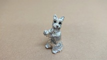 N-88 CHRISTOFLE クリストフル スコティッシュテリア フィギュリン フランス Dog scottish terrier silver figurine FRANCE 犬 置物_画像2