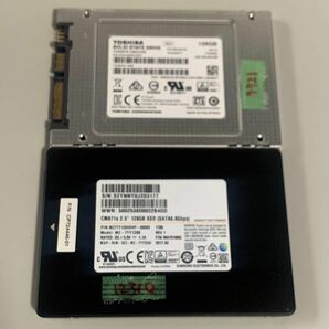 2.5インチ 128GB SSD 2枚 Toshiba Samsung