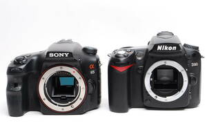 1円～【ジャンク品】Nikon D90 / Sony α65 カメラボディ まとめ売り