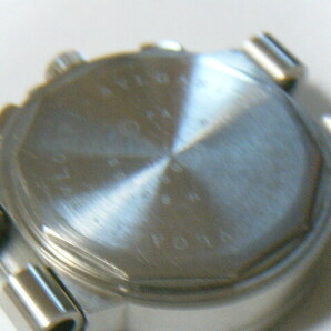メンズ腕時計 クロノグラフカレンダー 今針可動 ジャンク腕時計部品取り 再生用送料180円 の画像4