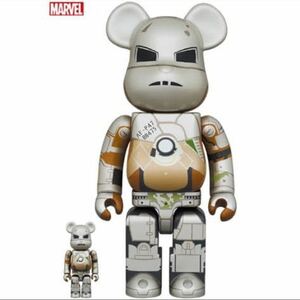 新品未開封 BE@RBRICK IRON MAN MARK Ⅰ 100％ & 400％ベアブリック medicom toy