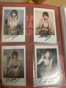 . wistaria Mai snow with autograph Cheki 14 sheets 