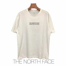 THE NORTH FACE, ザノースフェイス, Tシャツ ,ホワイト ,古着, XLサイズ_画像1