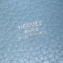 エルメス HERMES ピコタンロックMM ピコタンロック MM ピコタンロック22 トートバッグ トリヨンクレマンス ブルーアトール ブルー 青 水色_画像6