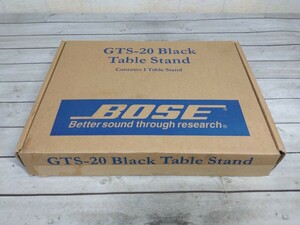 352■BOSE　テーブルスタンド　GTS-20　Black Table Stand　Contains 1　ボーズ　ブラック　開封済　ほぼ未使用現状品
