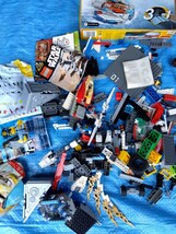 333■レゴ　LEGO　まとめて2.8kg　エクソフォース　Knights Kingdom　ジェット機　部品取りジャンク現状品_画像4