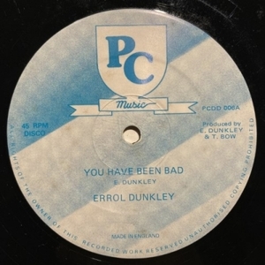 【コピス吉祥寺】ERROL DUNKLEY/YOU HAVE BEEN BAD(PCDD006)