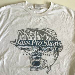 《 H 283》Bass Pro Shops バスプロショップ 長袖Tシャツ ロンT アウトドア フィッシング XL トップス 1円スタート アメリカ古着 古着卸