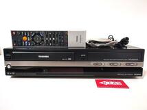 ●整備済み●TOSHIBA RD-W301 VHS⇔DVD⇔HDDレコーダー リモコン/取説CD付き HDMI対応 地デジ_画像1