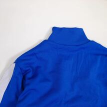 【1980s】ドイツヴィンテージ トラックジャケット　古着　青　ジップ　ビンテージ　ジッパーデザイン　ブルー　ジャージ　トップ　_画像5