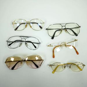 ビンテージ　メガネ　6個まとめ売り　大量　80s 90s サングラス　眼鏡 アイウェア デザイン　インテリア　ディスプレイ
