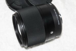 シグマ SIGMA AF 30mm F1.4 DC DN Contemporary マイクロフォーサーズ M4/3 用 元箱・フード・付属品一式