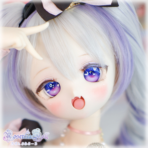 カスタムヘッド ボークス DDH-01 SW肌（セミホワイト肌）開口　ヘッド+おまけ（舌パーツ+レジンアイ+選べる衣装） 【RosenliaDoll】