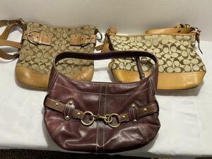 【ジャンク品】COACH コーチ ショルダーバッグ ハンドバッグ トートバッグ16点 財布3点 合計19点