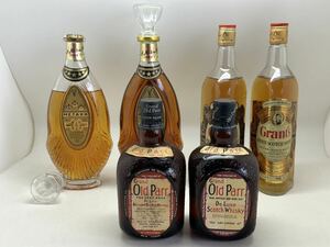 【古酒 未開封 未開栓】 洋酒6点まとめて METAXA メタクサ Grant's グランツ Old Parr オールドパー