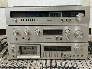 PIONEER パイオニア オーディオ機器 3点まとめて アンプ SA-7700 カセットデッキ CT-415 チューナー TX-7900 すべて通電確認済 動作未確認