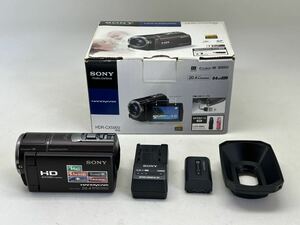 SONY ソニー Handycam ハンディカム ビデオカメラ HDR-CX590V 通電確認済 ブラウン バッテリー等付属品あり