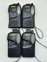 ALINCO アルインコ UHF FM TRANSCEIVER DJ-CH11 トランシーバー 4点まとめて 通電のみ確認済_画像1