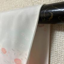 長襦袢 和装小物 和装下着 花柄　蝶　ぼかし　上品　着物　春夏秋冬　着丈125cm 裄丈65cm 0319-25m_画像5